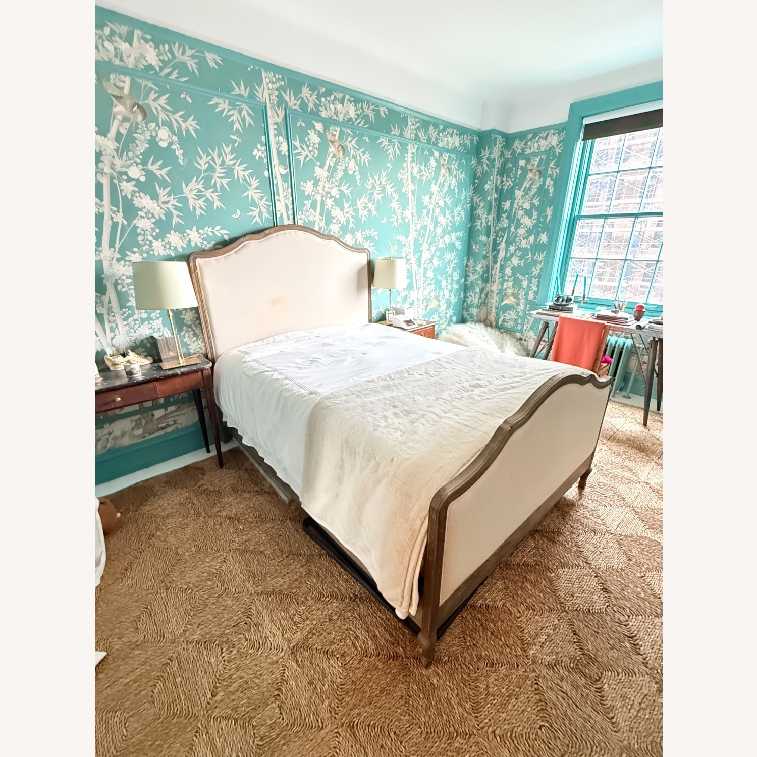 Restoration Hardware French Contemporary Fabric Panel Bed - image-3