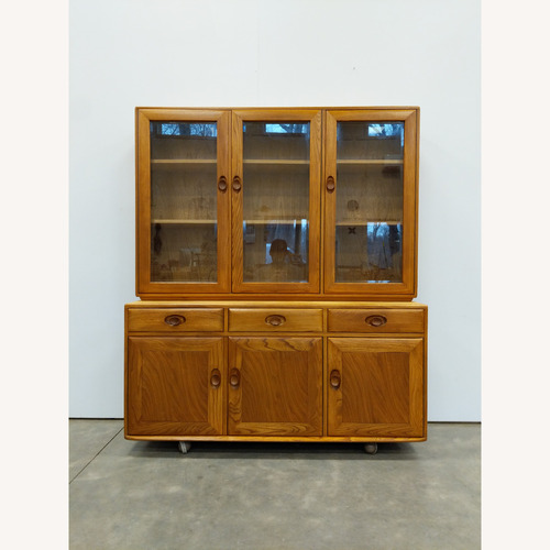 Used Vintage Sideboard / Hutch / China Cabinet by Ercol for sale on AptDeco
