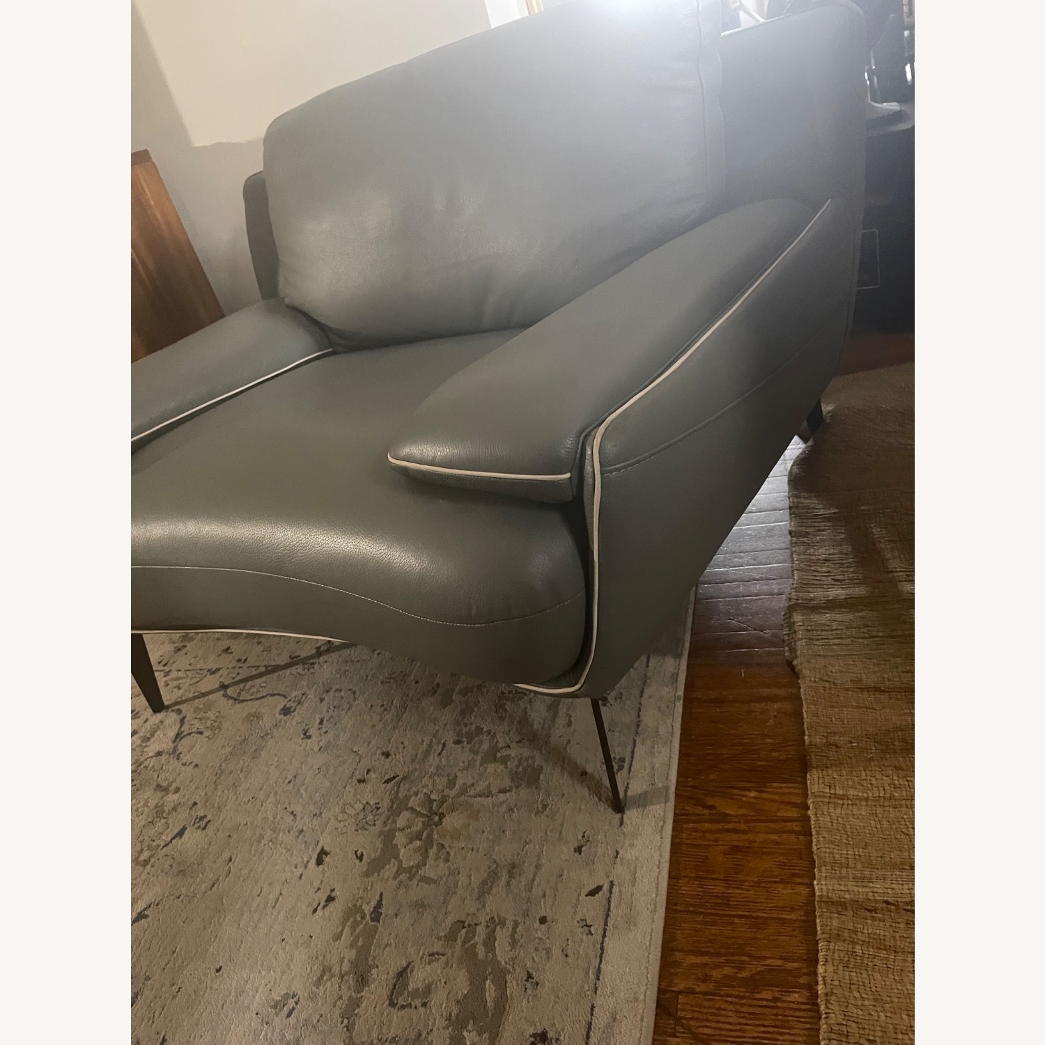 Violino Mid Century Armed Chair Light Gray - image-4