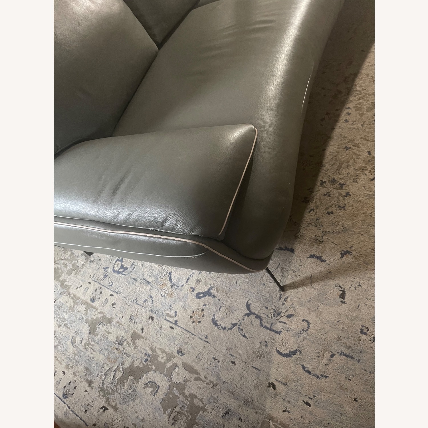 Violino Mid Century Armed Chair Light Gray - image-5