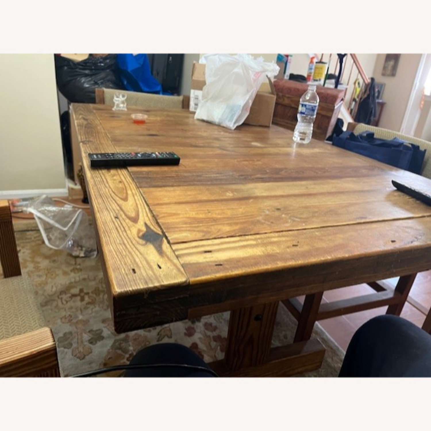 This End Up Dark Brown Wood Dining Sets - image-5