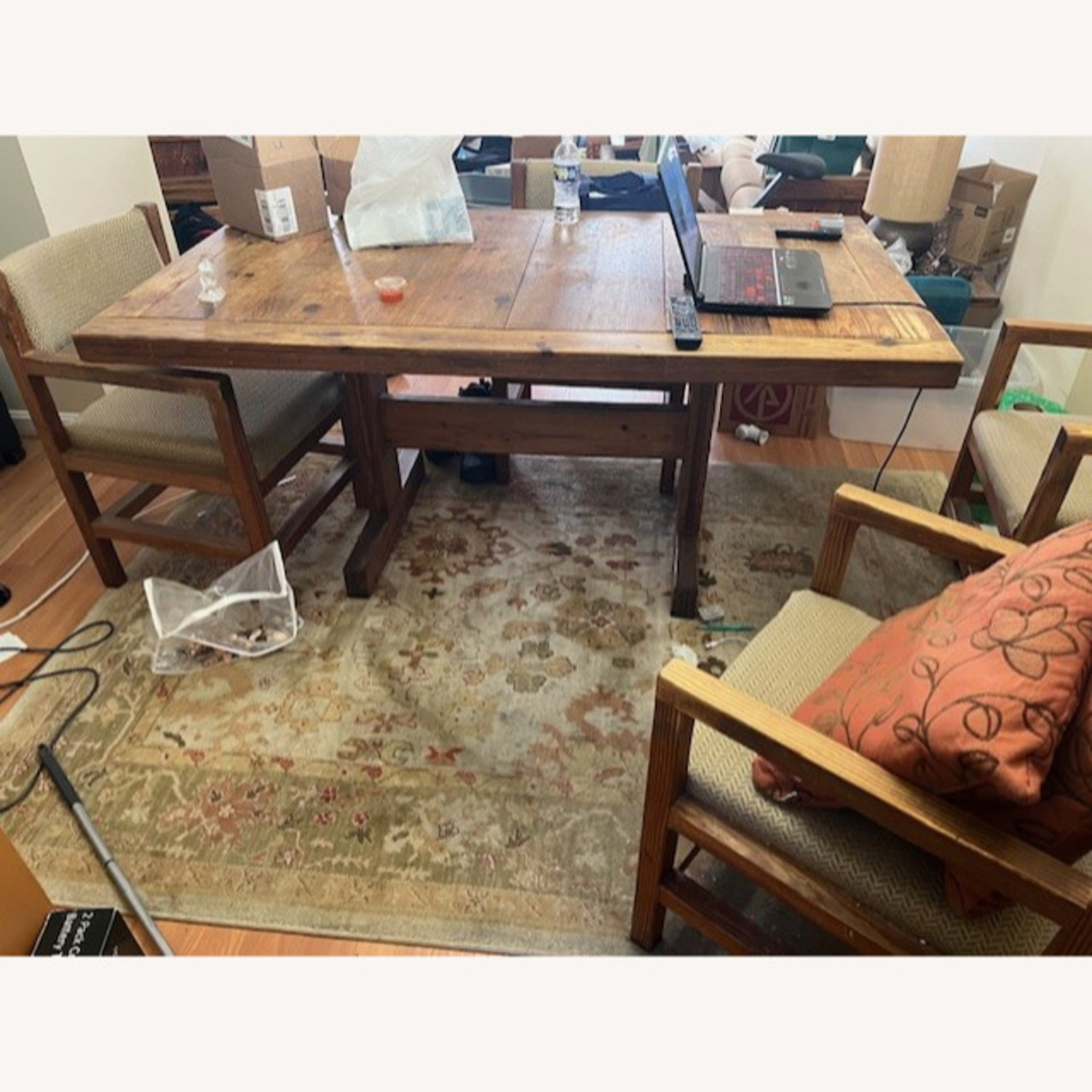 This End Up Dark Brown Wood Dining Sets - image-6