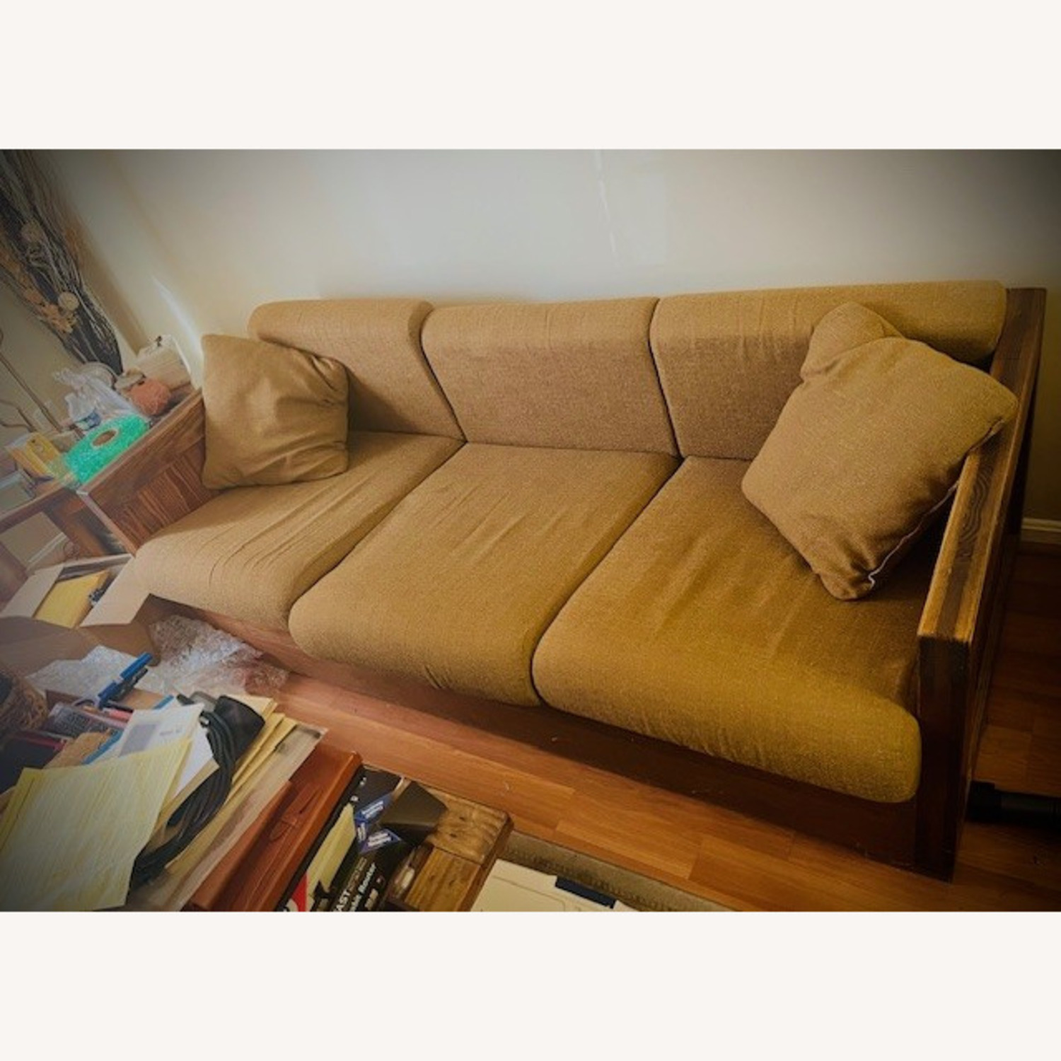 This End Up Dark Brown 3+ Seater Sofa - image-1