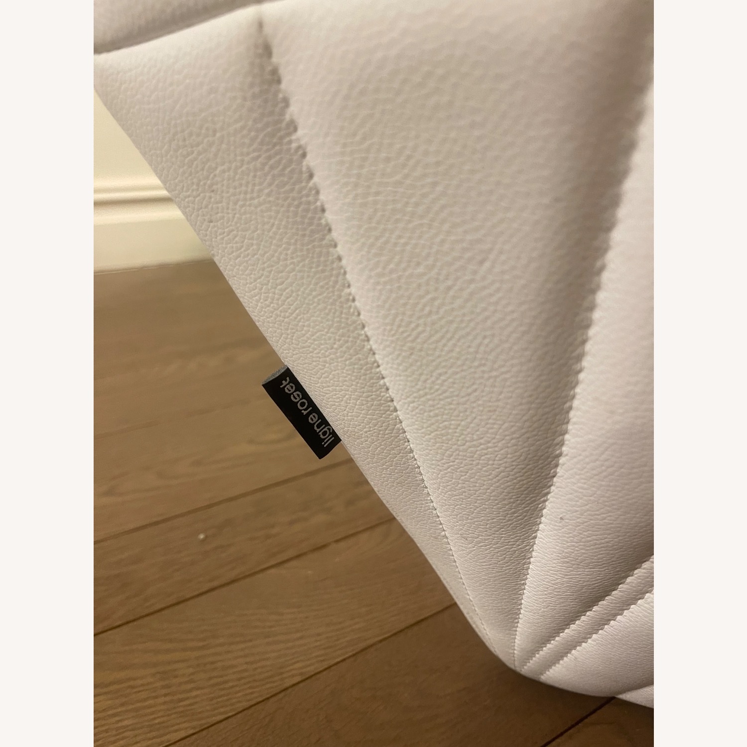 Ligne Roset Facett White Leather 3+ Seater Sofa - image-4