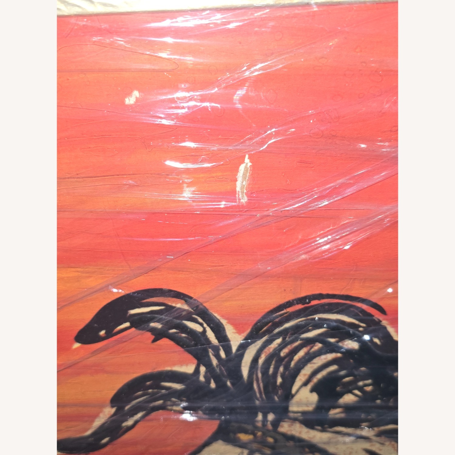 Vintage/Antique Lee Reynolds Burr Wood Wall Art - image-2