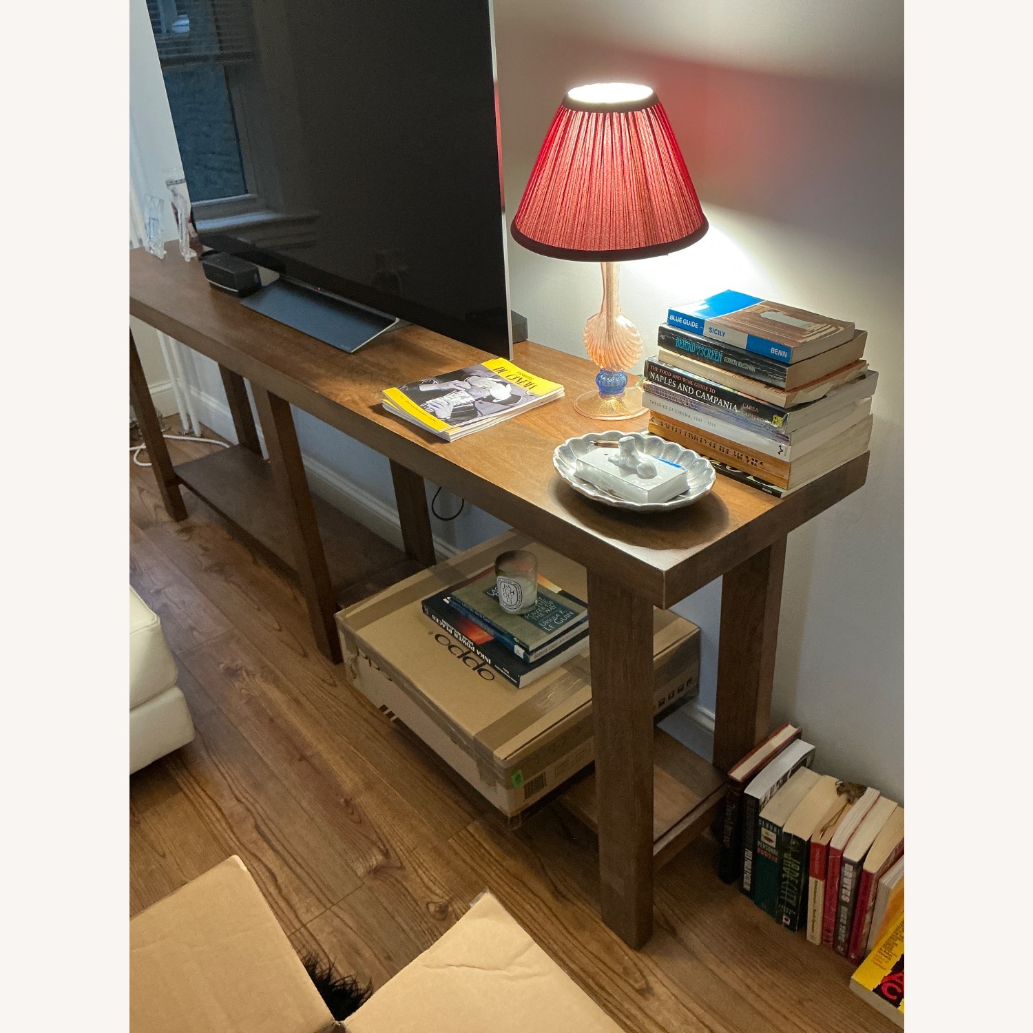 Pottery Barn Reed Console - image-3