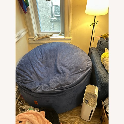 Used Cordaryos Blue Bean Bag for sale on AptDeco