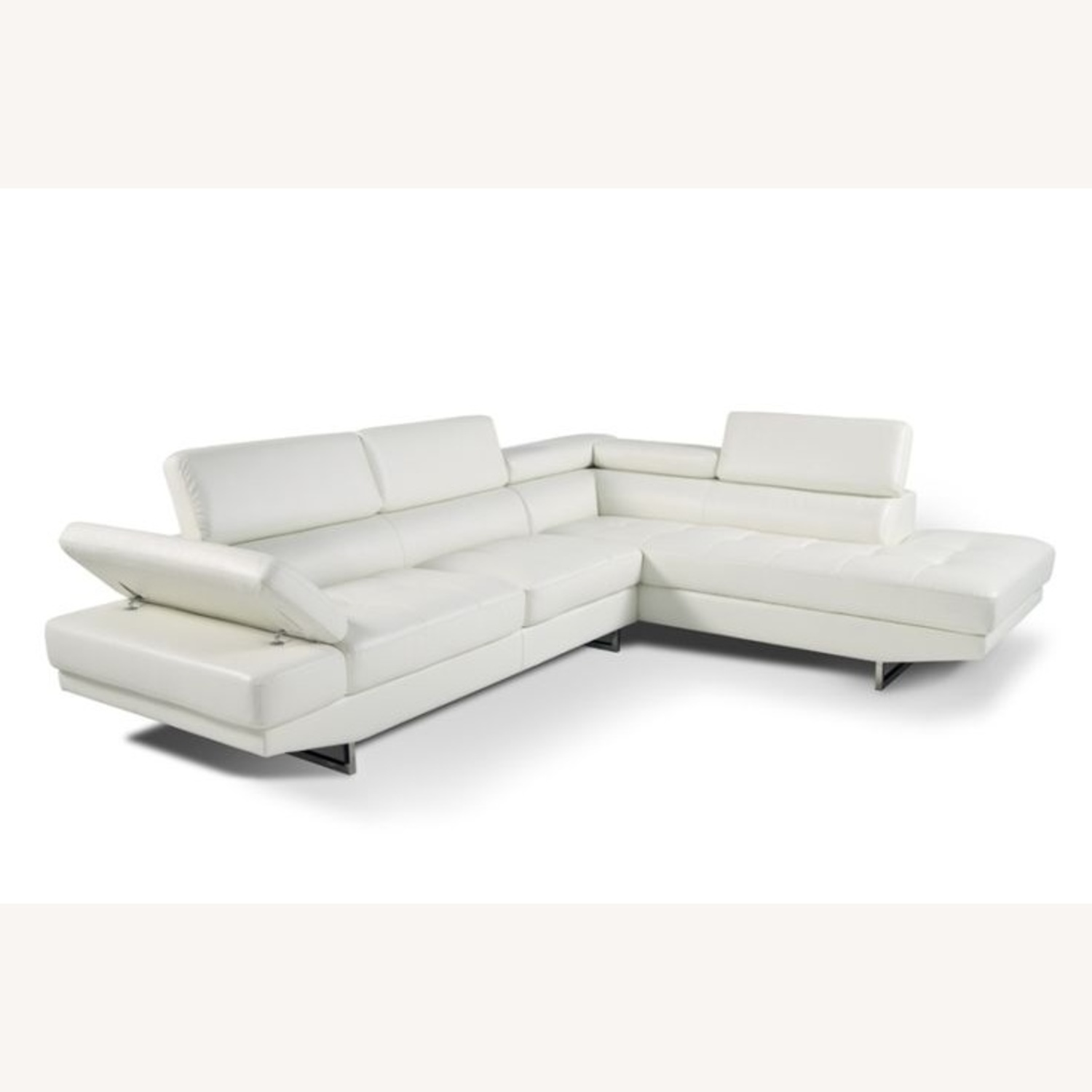 Bob's Discount Furniture White 2 Seater Sofa - image-7