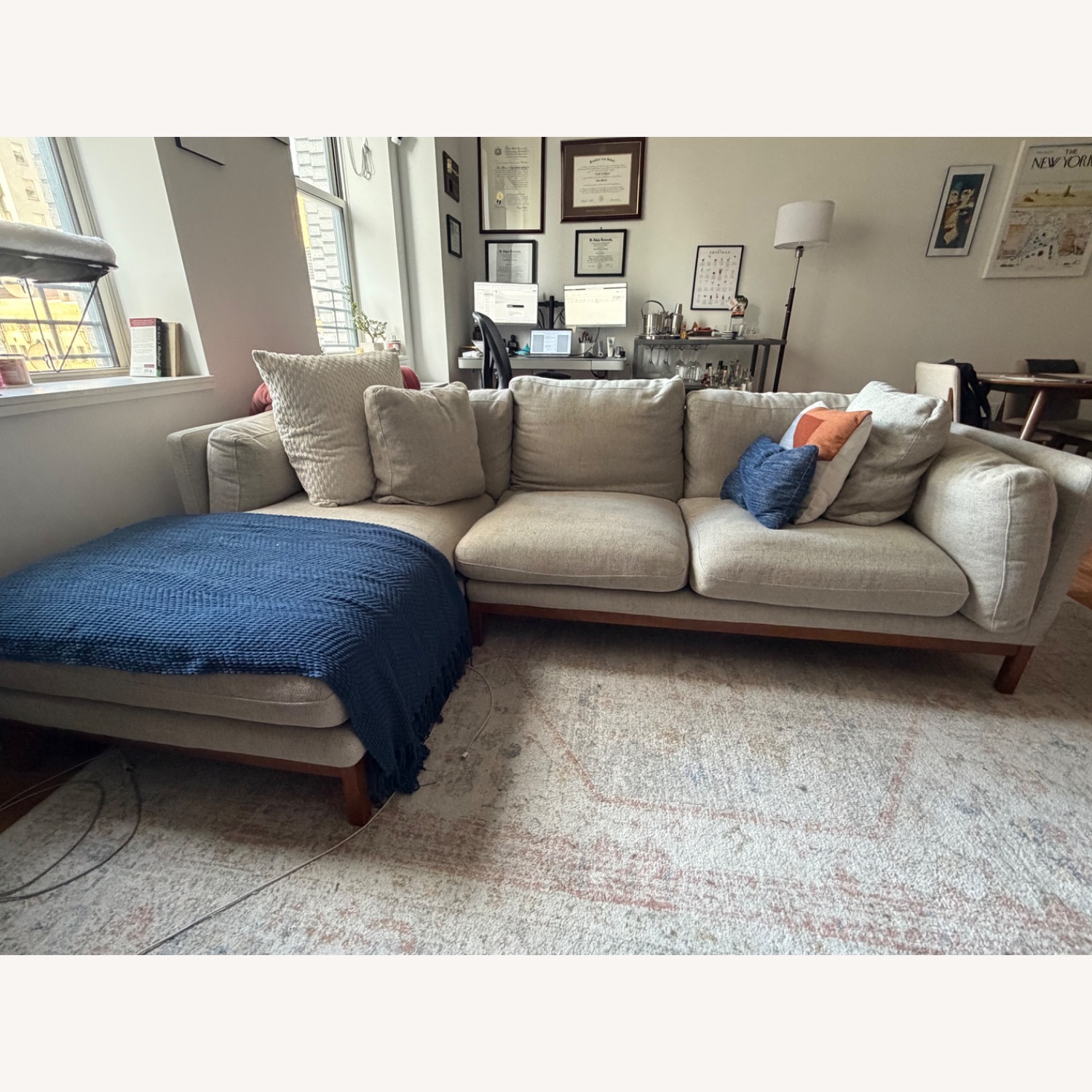 Castlery Owen Natural 2 Piece Sectional  - image-1