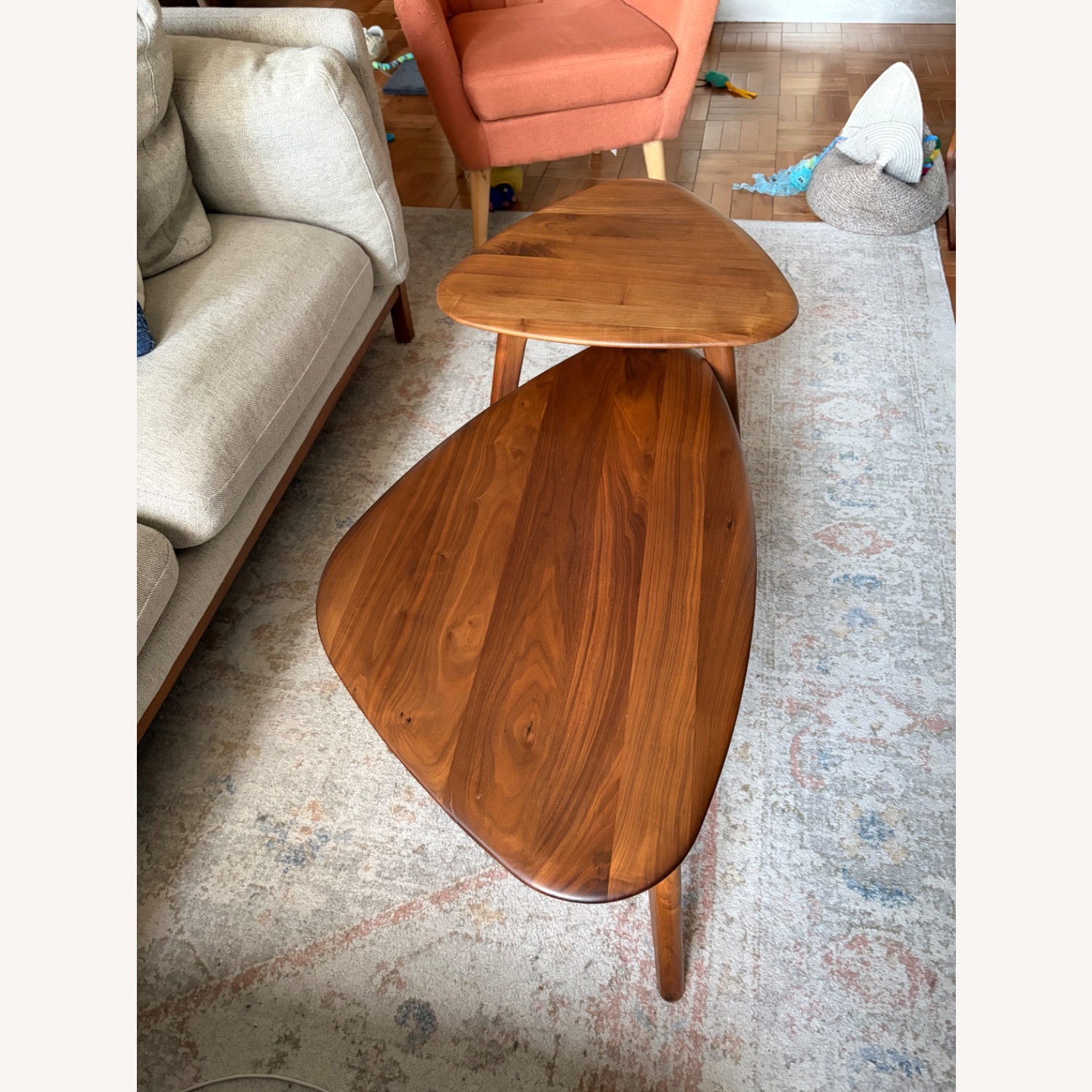 Castlery Vincent Coffee Table Set, Walnut - image-1