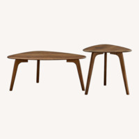 Castlery Vincent Coffee Table Set, Walnut