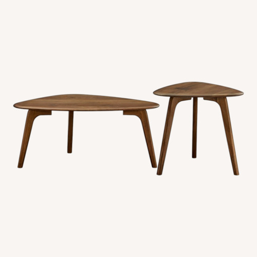 Used Castlery Vincent Coffee Table Set, Walnut for sale on AptDeco