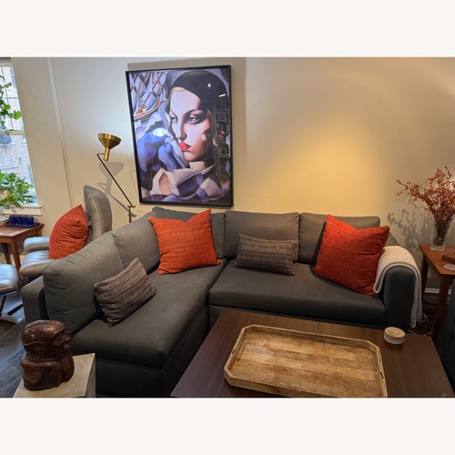 Used Room & Board Oxford Sectional with Sleeper Sofa for sale on AptDeco