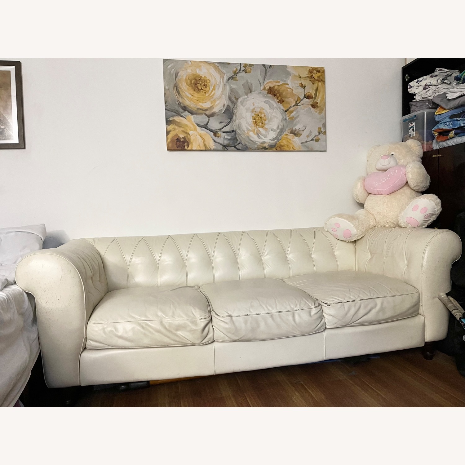 Natural Leather 3+ Seater Sofa - image-6