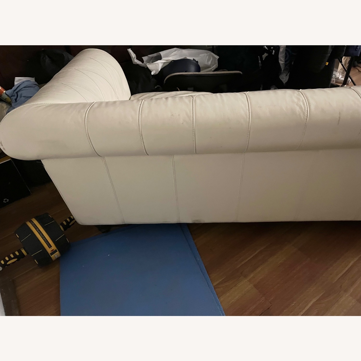 Natural Leather 3+ Seater Sofa - image-5