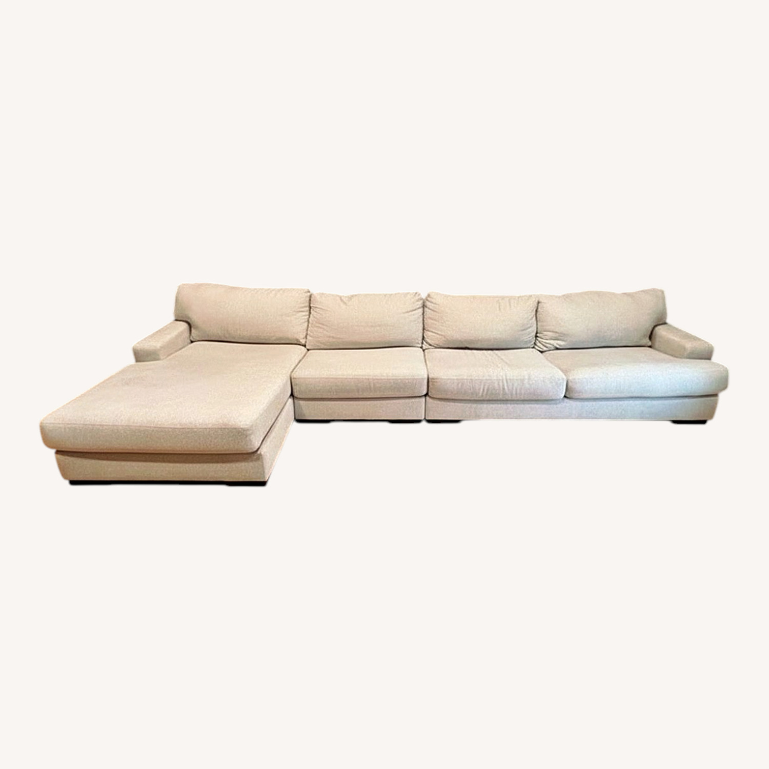 Ashley Furniture White 3+ Piece Sectional - image-0