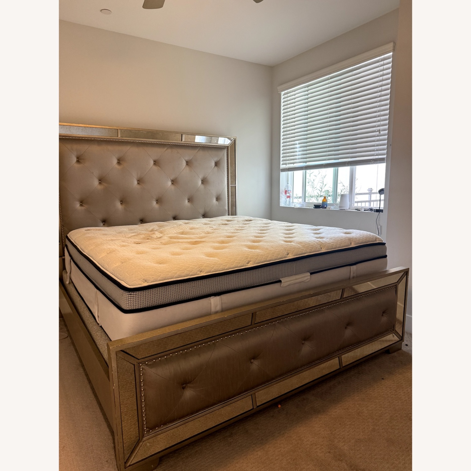 Z Gallerie King Bed - image-1