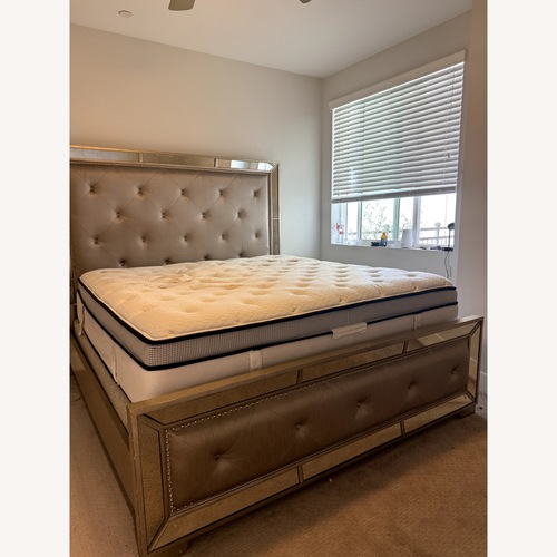 Used Z Gallerie King Bed for sale on AptDeco