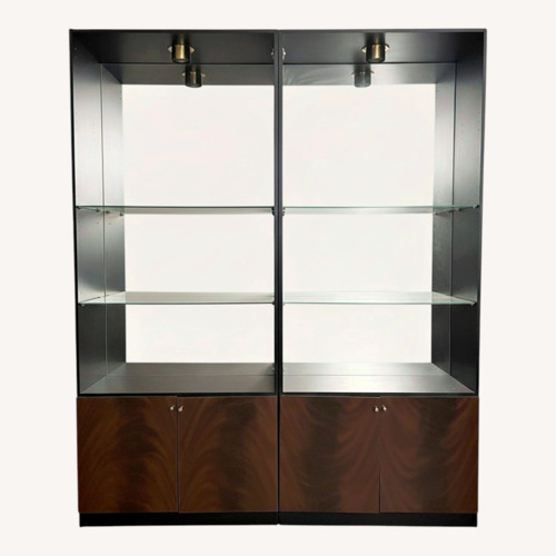 Used Walmart Black Wood Armoire for sale on AptDeco