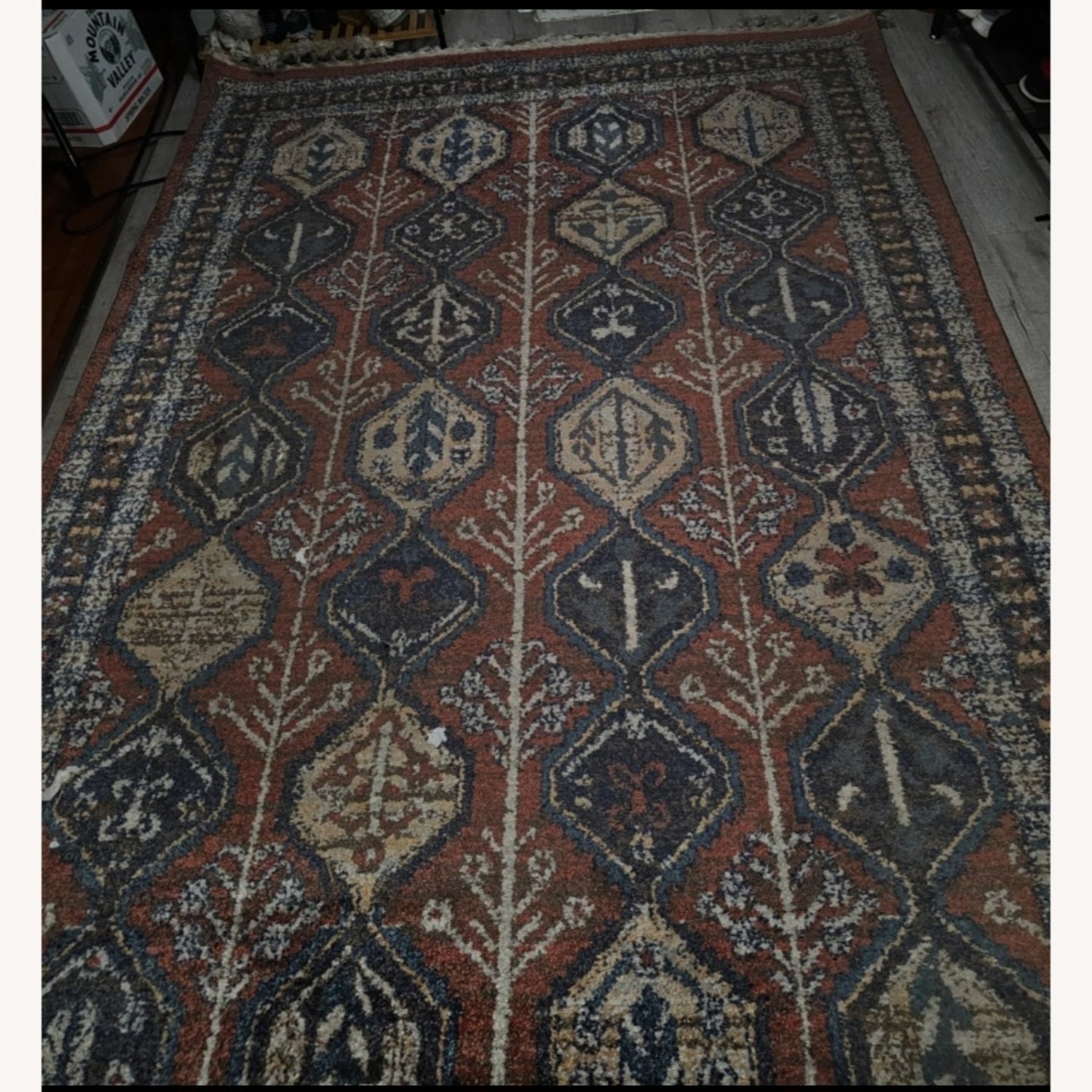 6' x 9' Rust Red Rug  - image-1