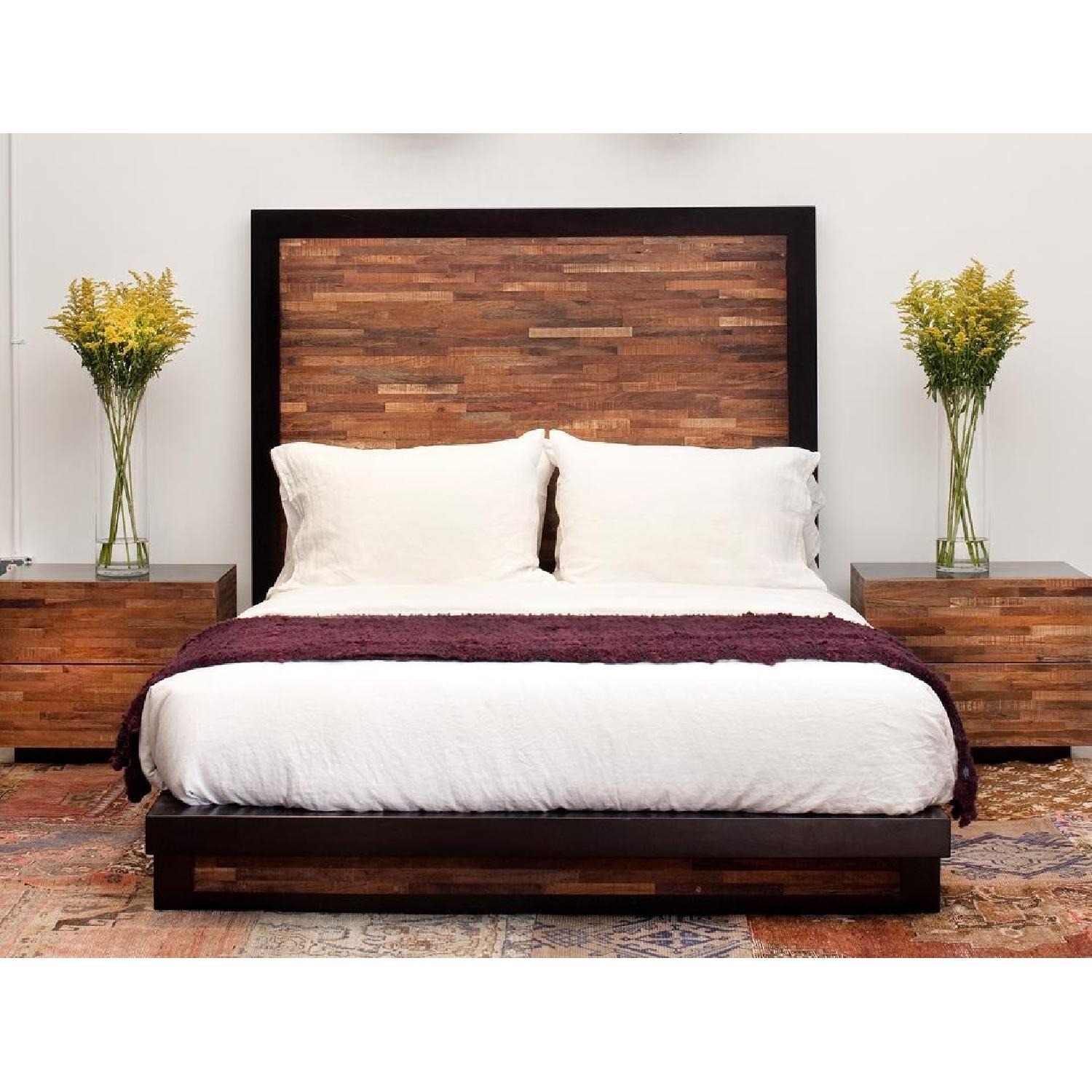 Environment Furniture Peroba Rosa Wood Queen Bed - image-2
