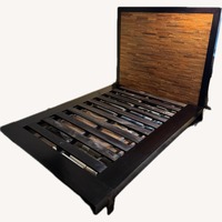 Environment Furniture Peroba Rosa Wood Queen Bed