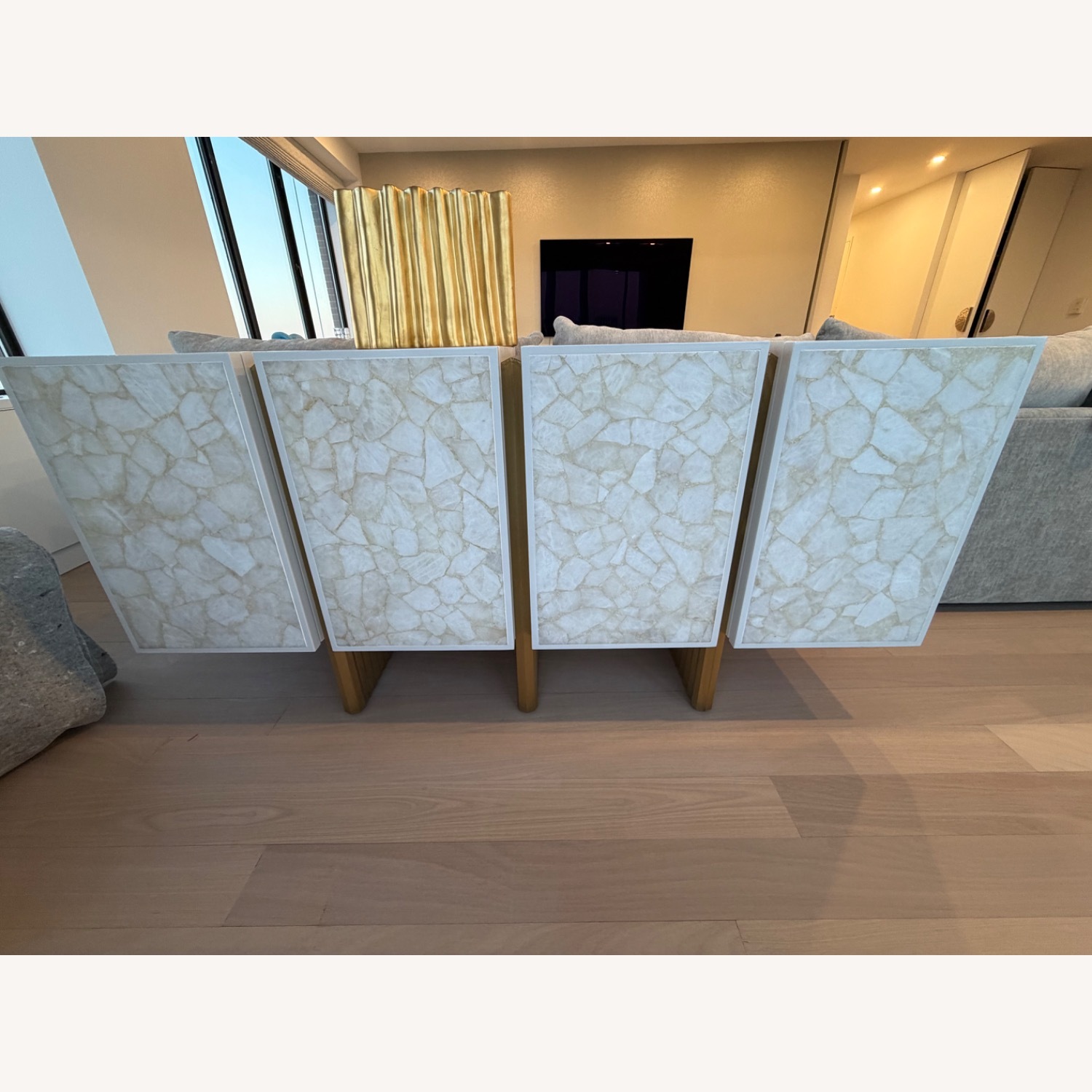 Baker Furniture Natural Marble Sideboard - image-5