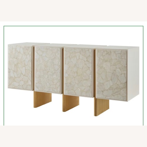 Used Baker Furniture Natural Marble Sideboard for sale on AptDeco