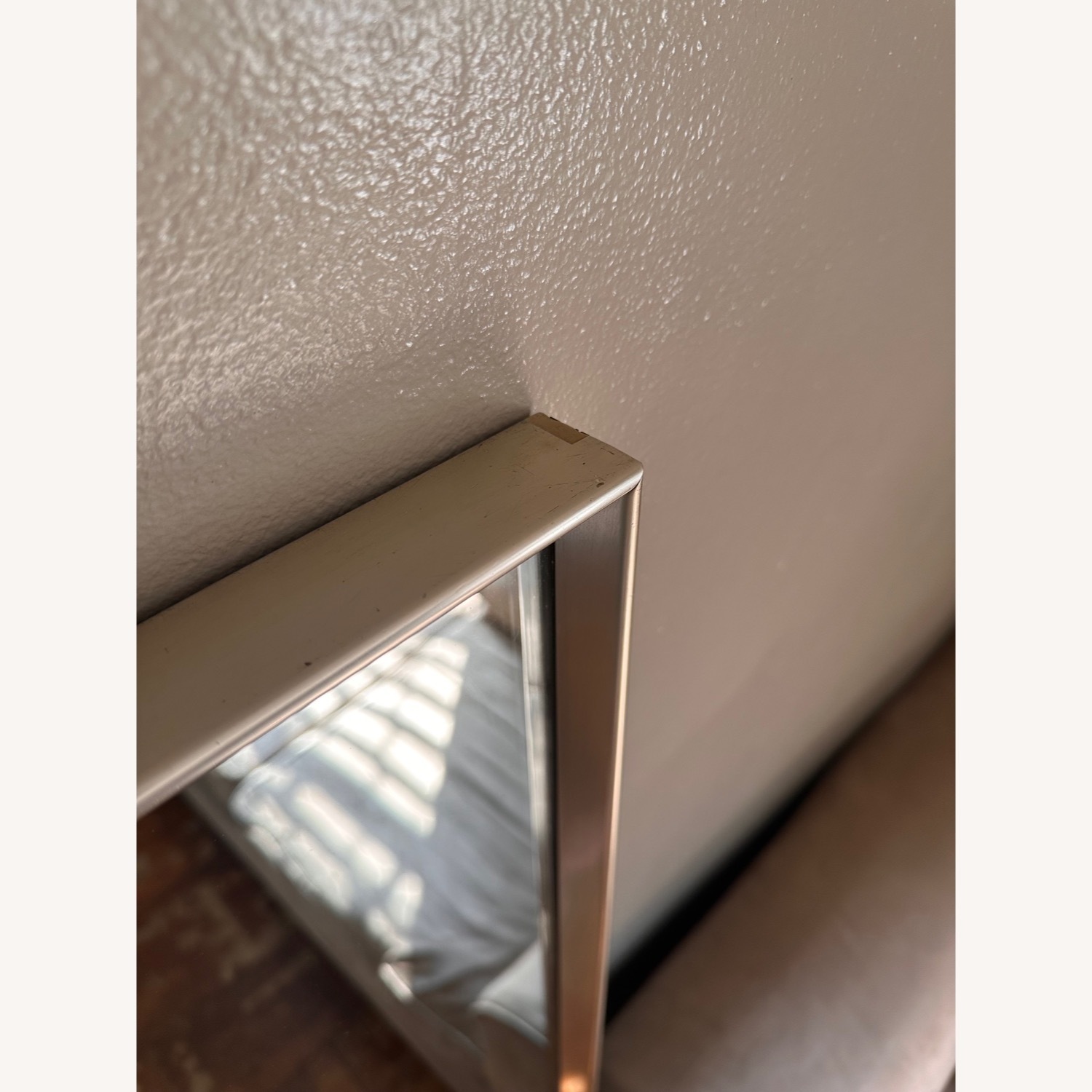 Dovetailed Aluminum Wall Mirror Dated 1957 - image-6