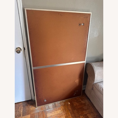 Used Dovetailed Aluminum Wall Mirror Dated 1957 for sale on AptDeco