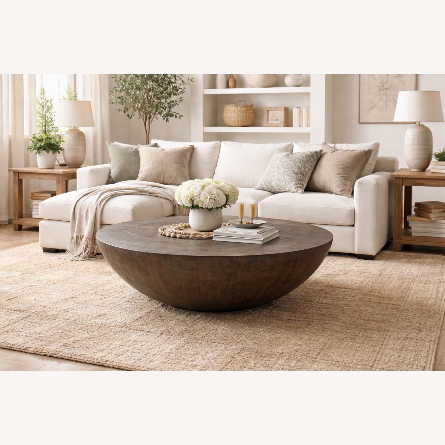 RH Sphere Round Coffee Table 55” - image-18