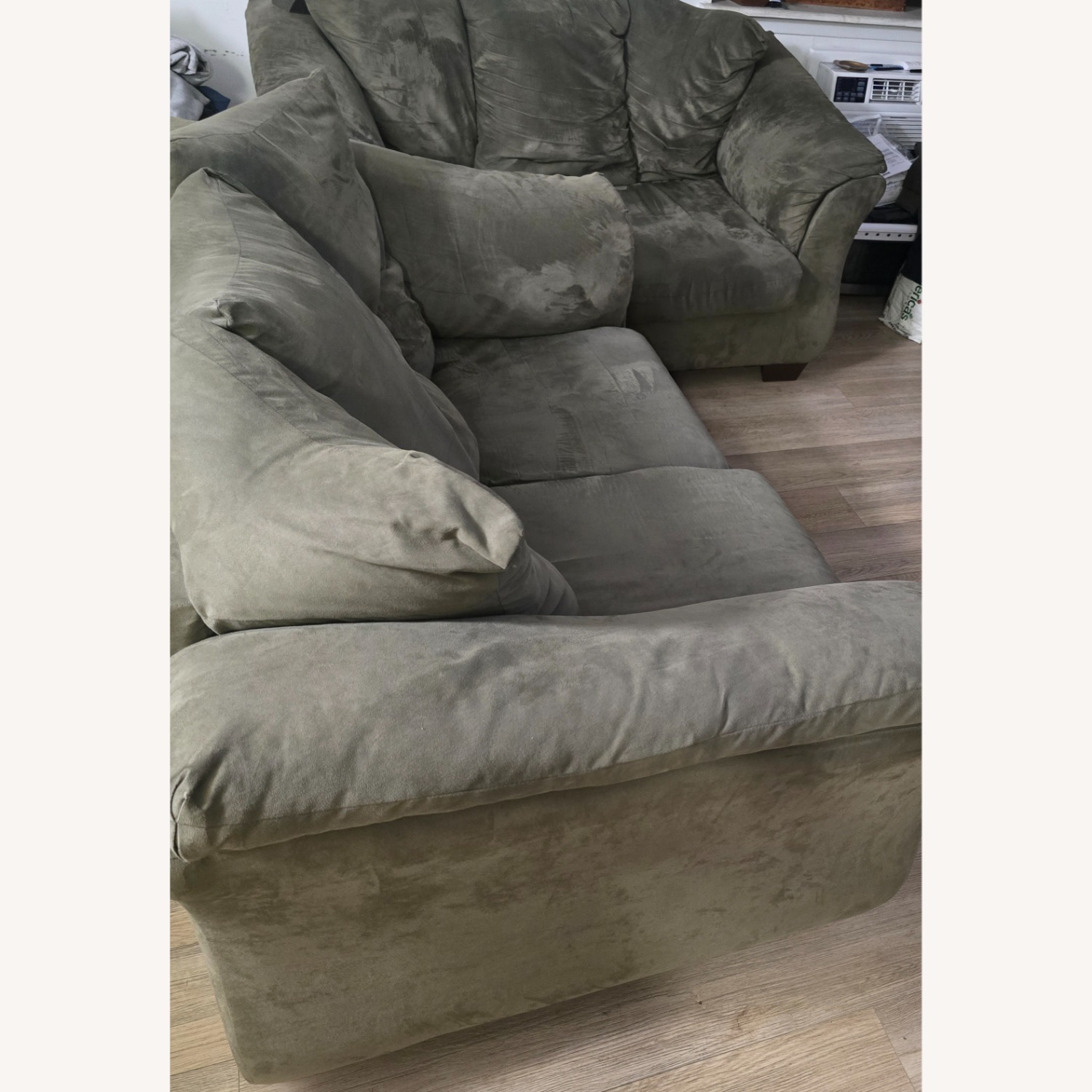 Ashley Furniture Darcy Green Loveseat - image-3