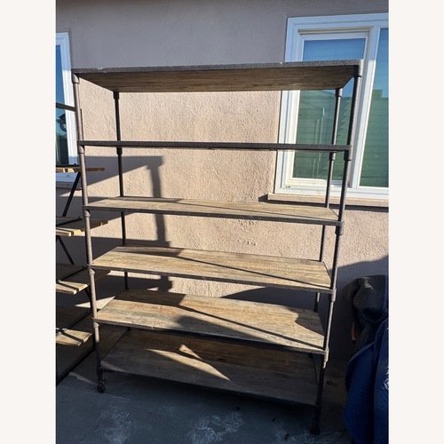 Used Restoration Hardware Dutch Industrial Double Shelving for sale on AptDeco