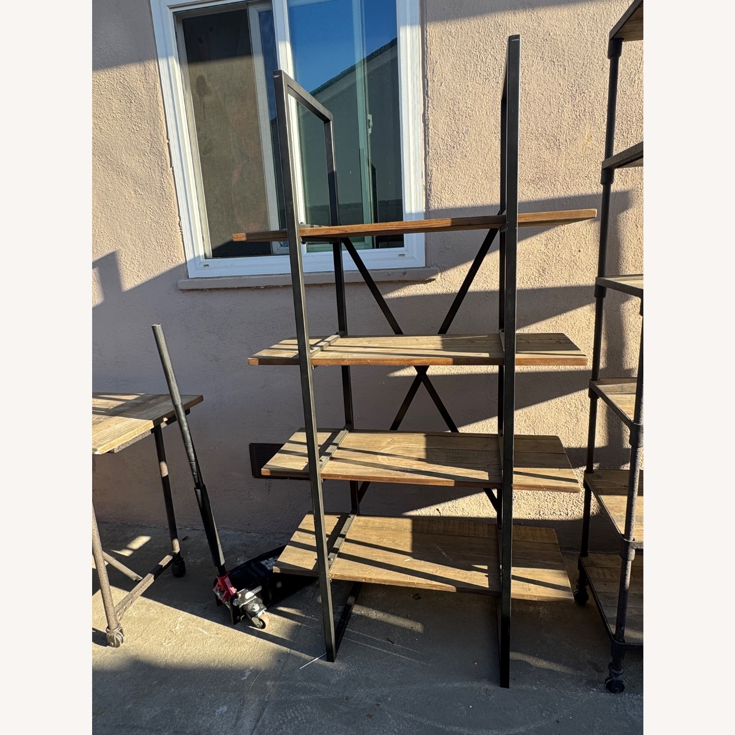 Restoration Hardware Dark Brown Desk - image-1