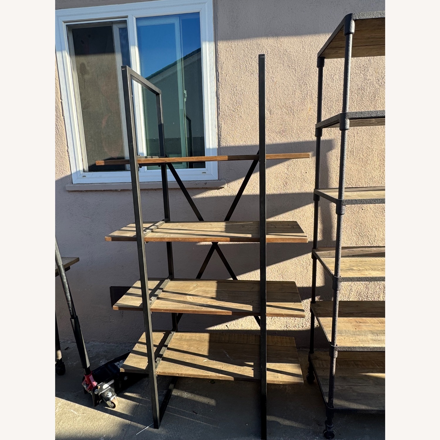 Restoration Hardware Dark Brown Desk - image-2