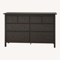 IKEA Hemnes Dark Brown Wood Dresser