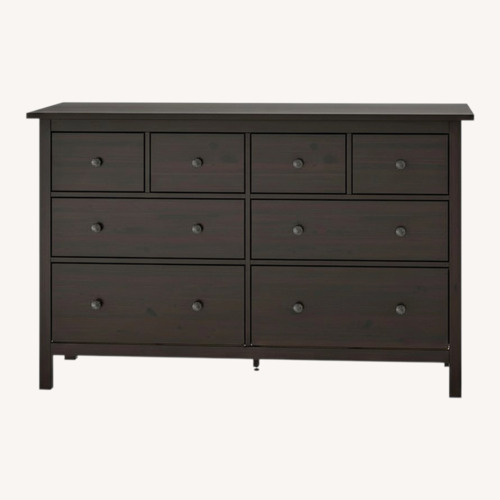 Used IKEA Hemnes Dark Brown Wood Dresser for sale on AptDeco