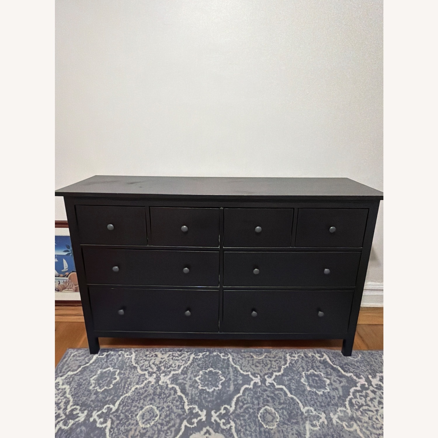 IKEA Hemnes Dark Brown Wood Dresser - image-1