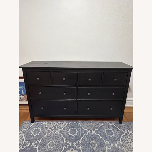 Used IKEA Hemnes Dark Brown Wood Dresser for sale on AptDeco