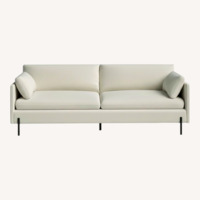 AllModern Moab Light Gray 2 Seater Sofa