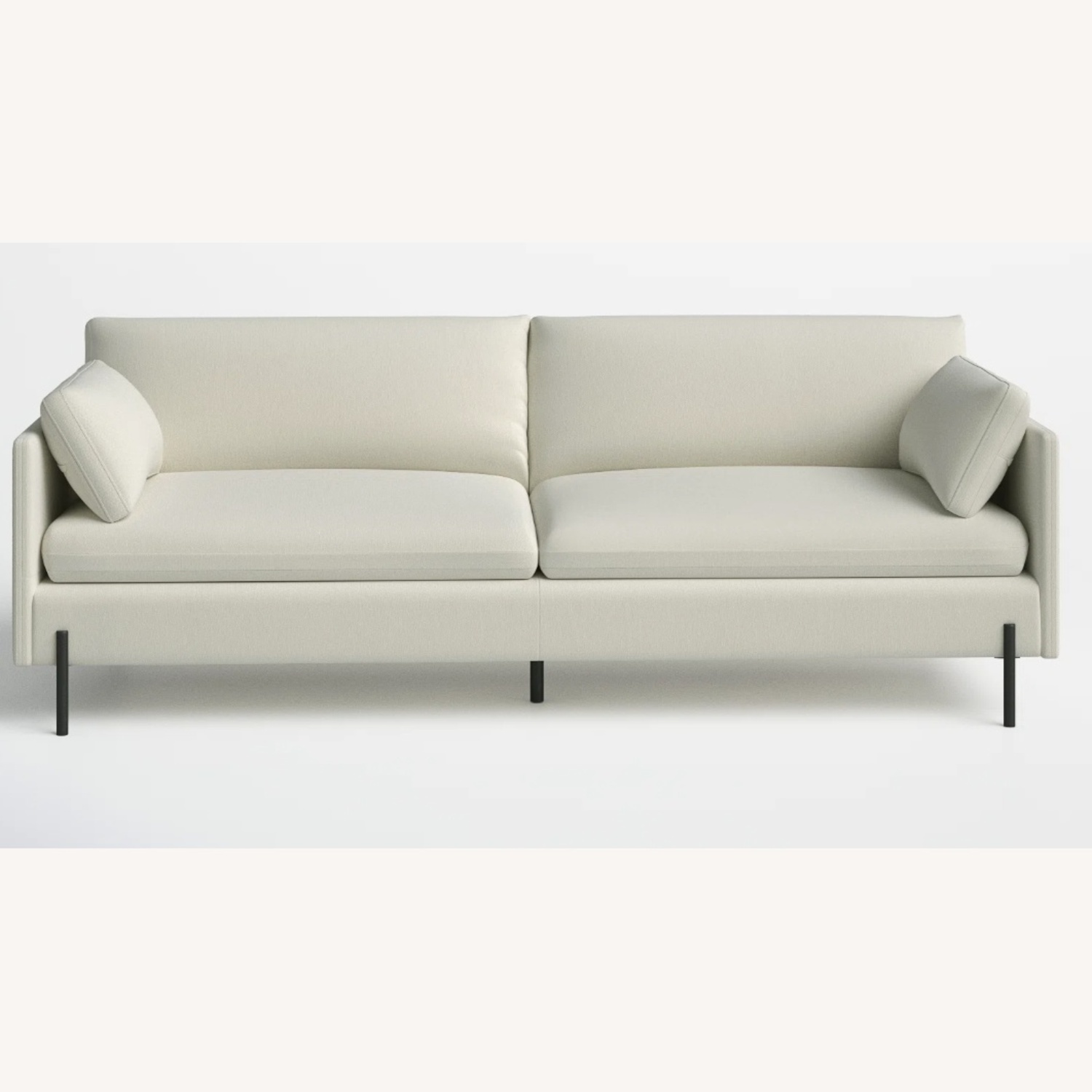 AllModern Moab Light Gray 2 Seater Sofa - image-6