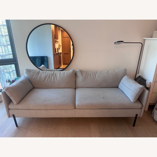 Used AllModern Moab Light Gray 2 Seater Sofa for sale on AptDeco