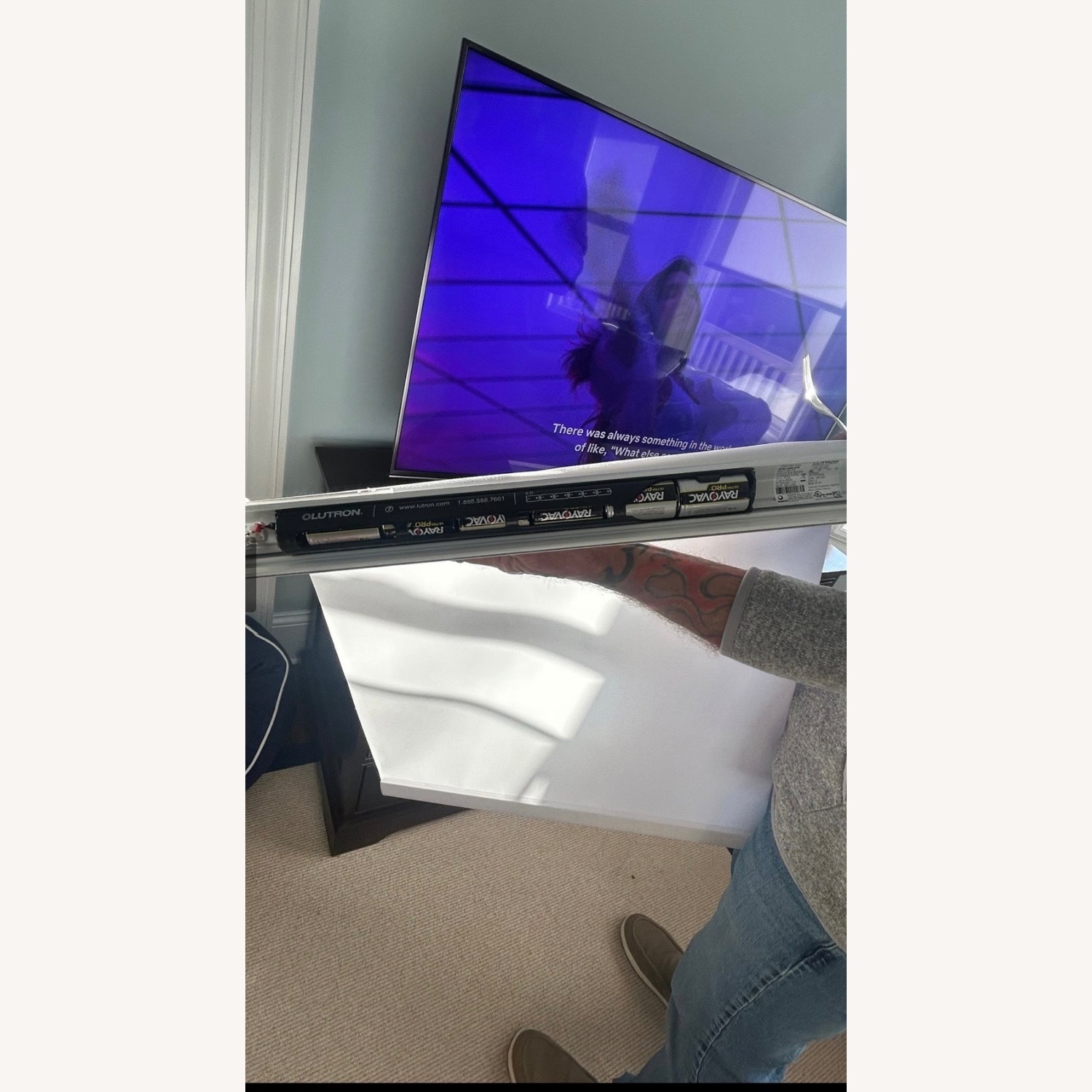 Serena White Fabric Curtain - image-2