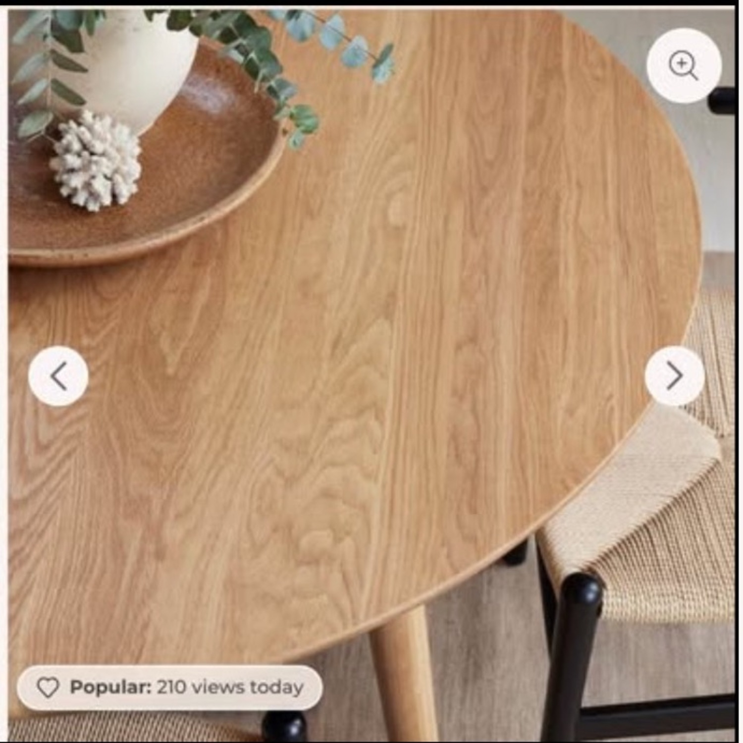 Light Brown Wood Dining Table - image-3