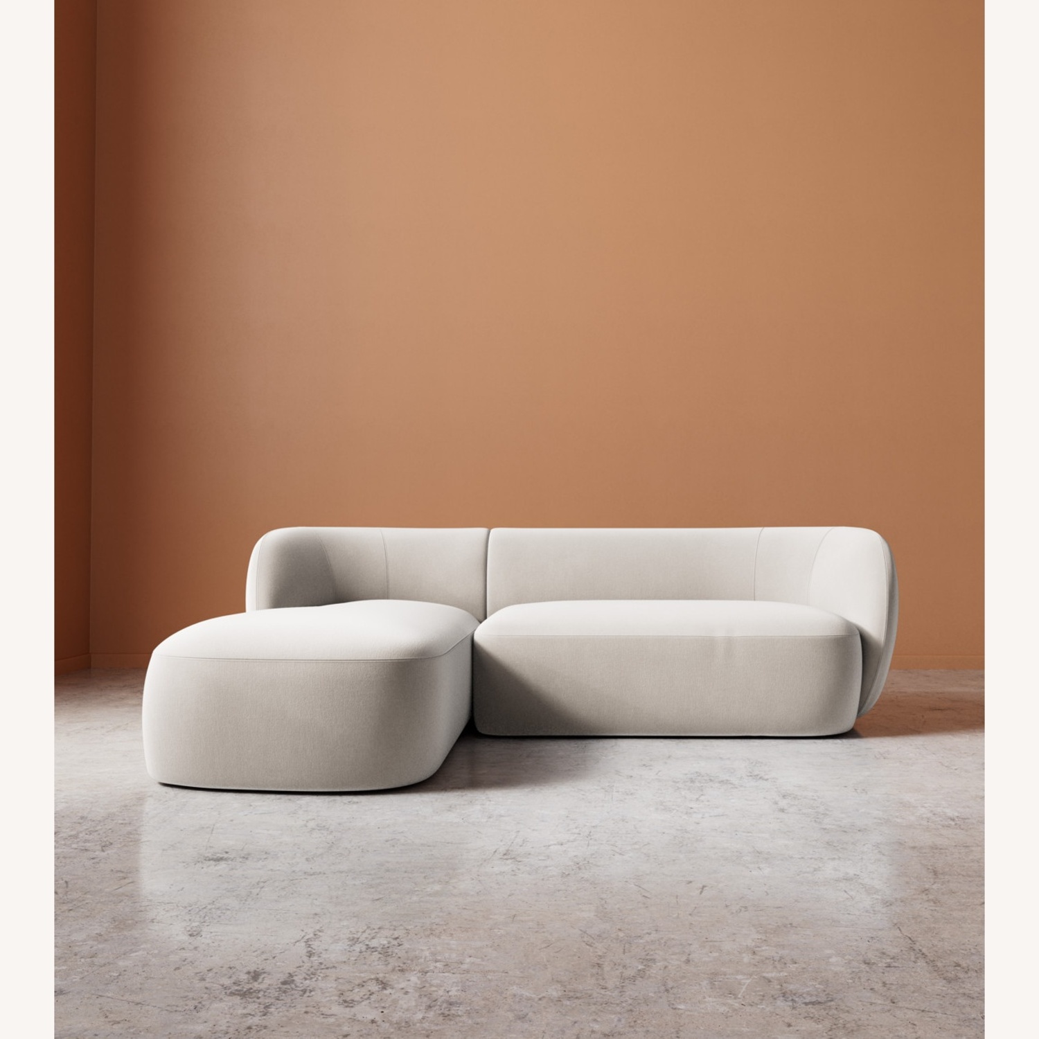 Alban Natural Fabric 3+ Seater Sofa - image-7