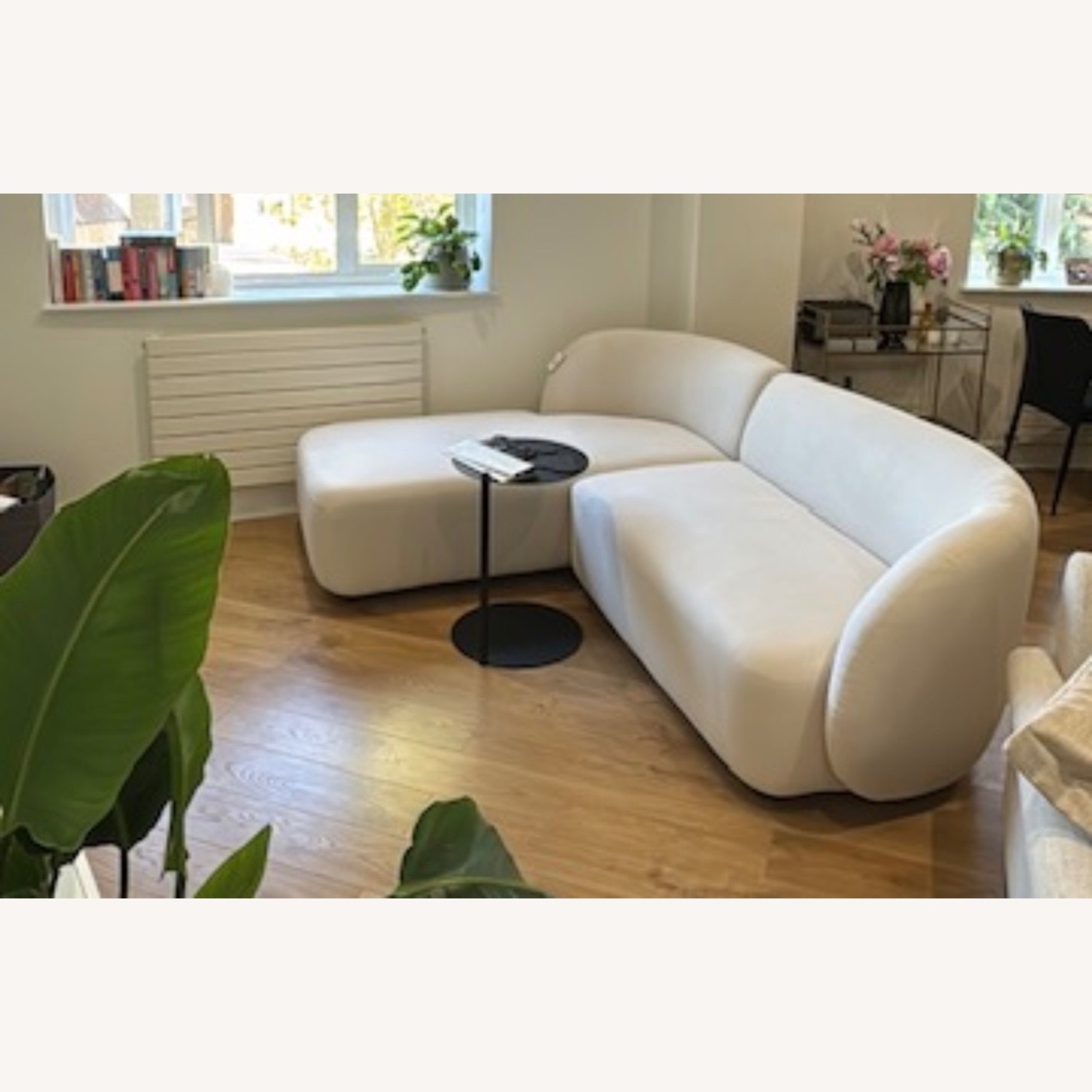 Alban Natural Fabric 3+ Seater Sofa - image-3