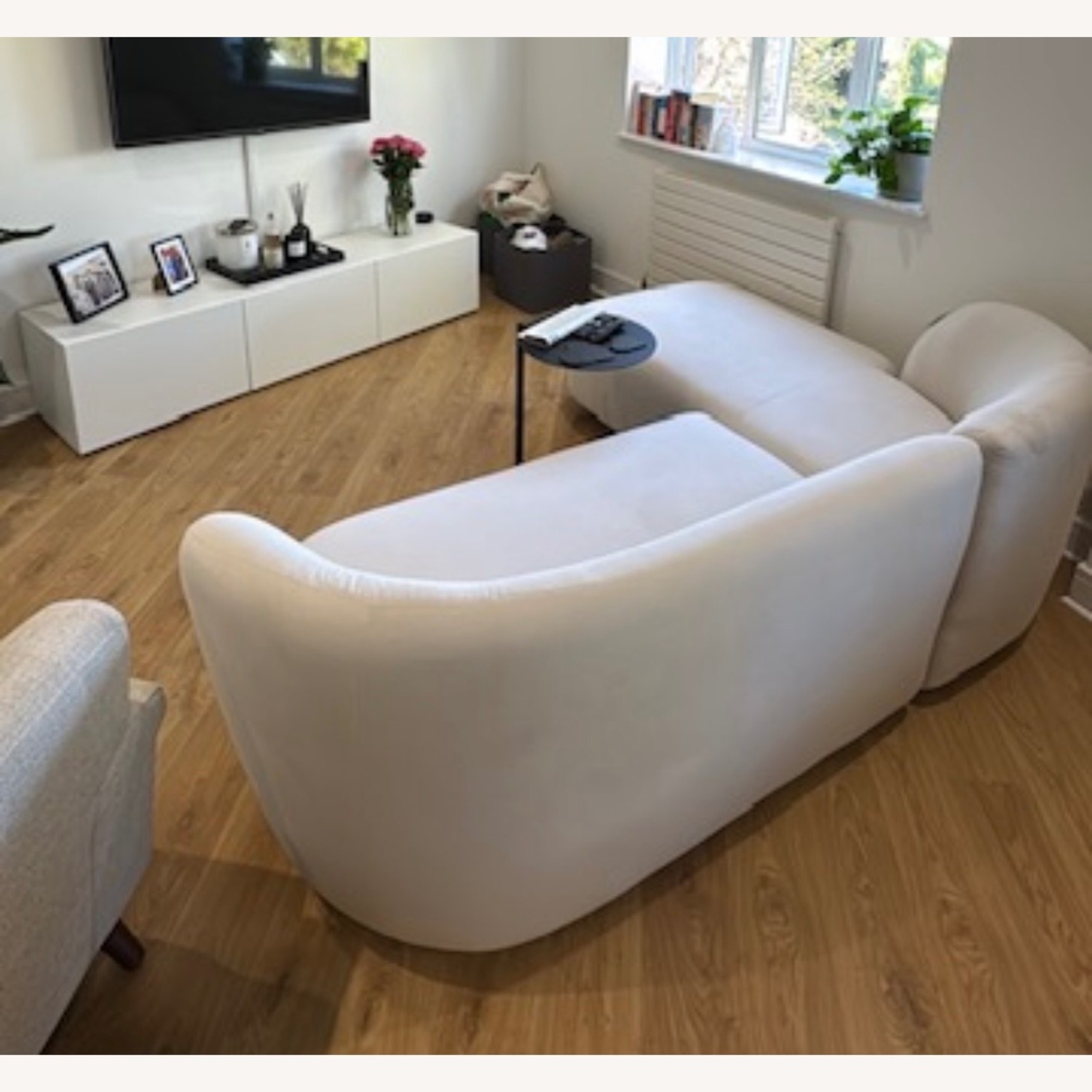 Alban Natural Fabric 3+ Seater Sofa - image-2