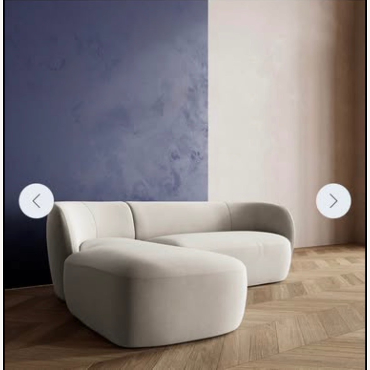 Alban Natural Fabric 3+ Seater Sofa - image-4