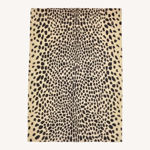 Used "Leopard" Print, Hand-tufted Wool Rug for sale on AptDeco