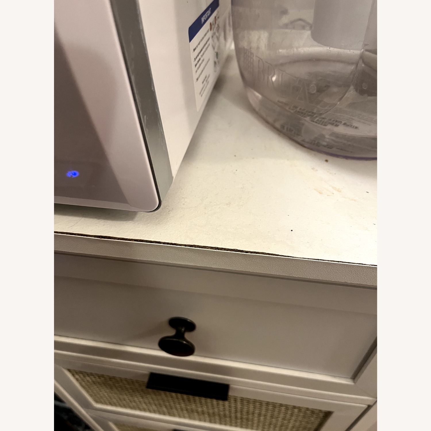 White Double Drawer Dresser - image-2